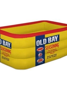 Yellow & Red Inflatable Cooler Tub